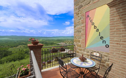 Agriturismo Arcobaleno: Stol, Altan, Stueplante, Villa, Hacienda
