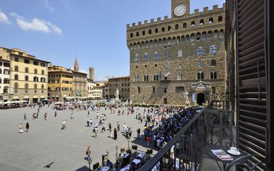 Piazza della Signoria - Firenze, Toscana, Italien - Vista Su Piazza Della Signoria