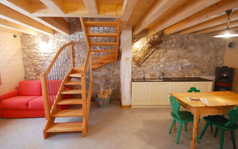 Feriebolig:&nbsp;Albergo Diffuso - Cjasa Ustin 100.2