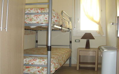 Room with bunk beds